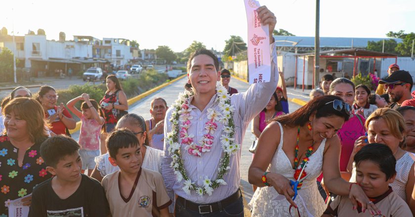 HÉCTOR SANTANA ENTREGA UNA NUEVA OBRA QUE EMBELLECE Y DIGNIFICA A LA MISIÓN