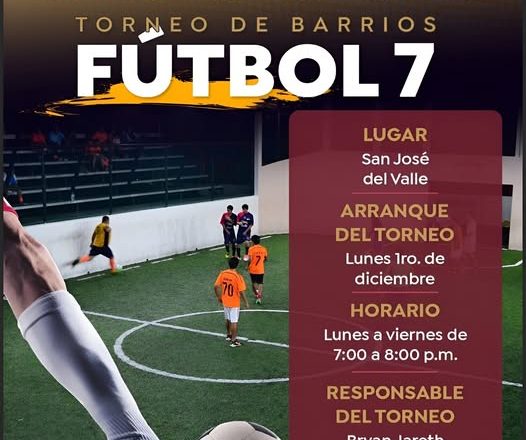 ¡Únete al Torneo de Barrios de Fútbol 7!