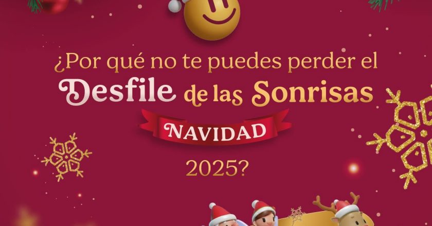 ¡Este domingo llega el Desfile de las Sonrisas! 🎄