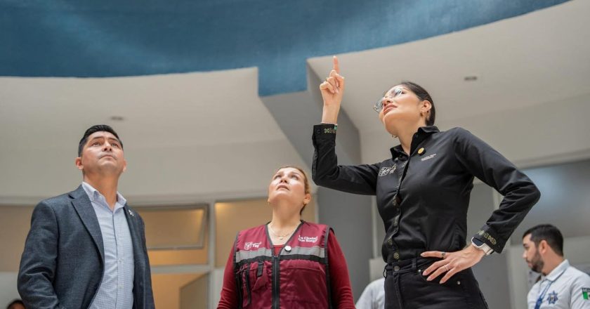 GERALDINE PONCE SUPERVISA REHABILITACIÓN EN SEGURIDAD PÚBLICA