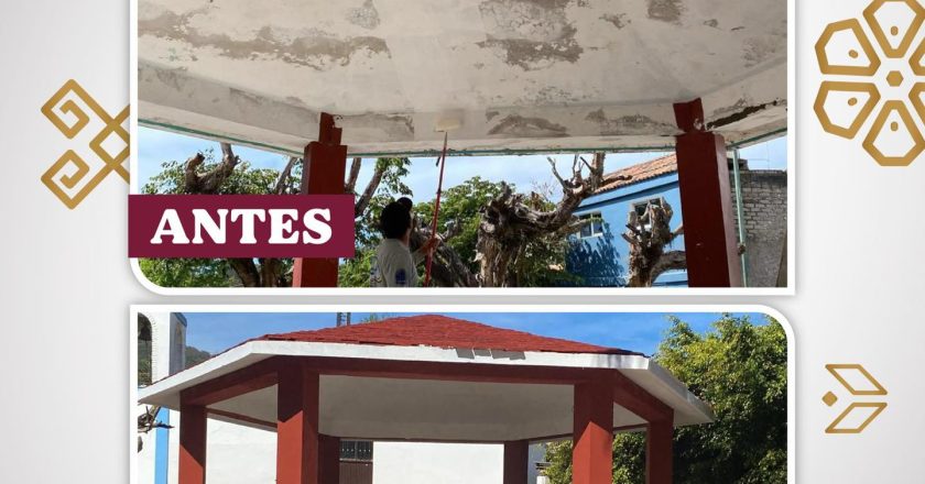 MEJORAN PLAZA DE LA LOCALIDAD DE LA YERBA