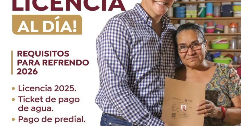 HÉCTOR SANTANA IMPULSA “TU LICENCIA AL DÍA”