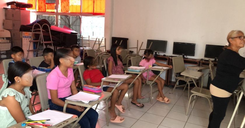 ARRANCA TALLER GRATUITO DE DIBUJO EN LOMA ATRAVESADA