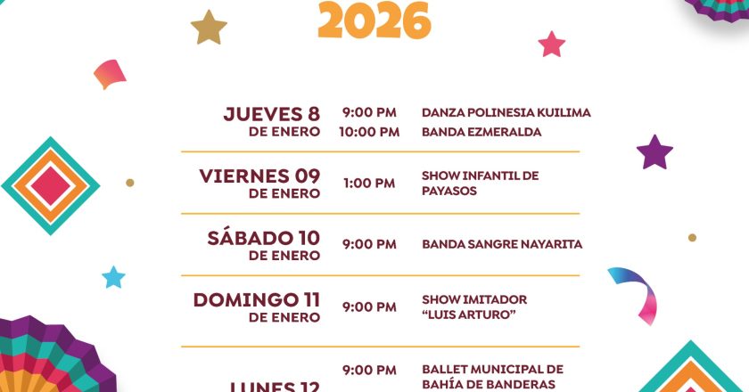 Todo listo para las Fiestas Patronales de Aguamilpa 2026