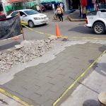 Rehabilita Gobierno de Mazatlán banquetas y vialidades en el Mercado “José María Pino Suárez”