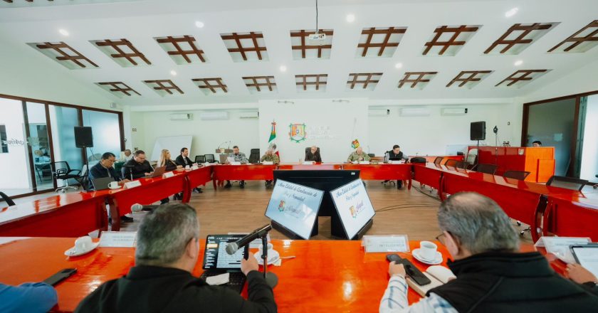 Gobernador encabeza Mesa Estatal de Paz y Seguridad