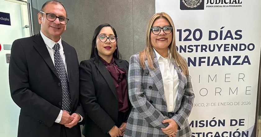 Asisten a Primer Informe del Tribunal de Disciplina Judicial