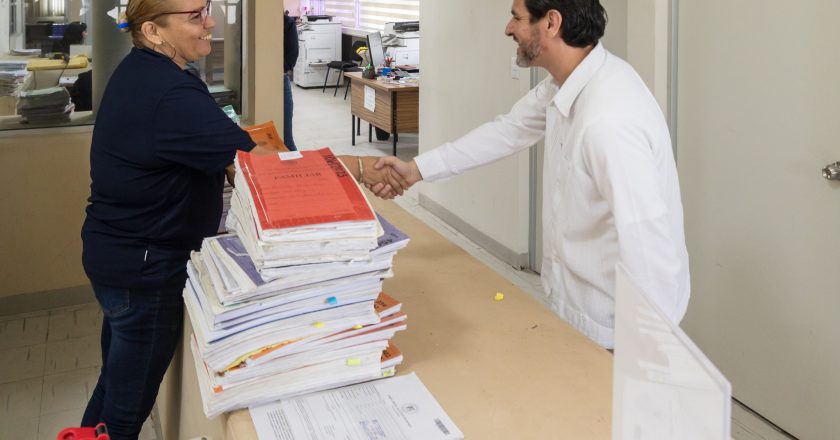 Magistrado visita juzgados de San Blas y Santiago Ixcuintla