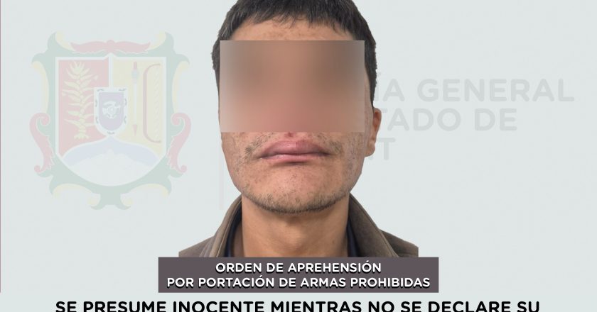 📢 #Boletín | DETENIDO EN BAHÍA DE BANDERAS POR PORTACIÓN DE ARMA PROHIBIDA