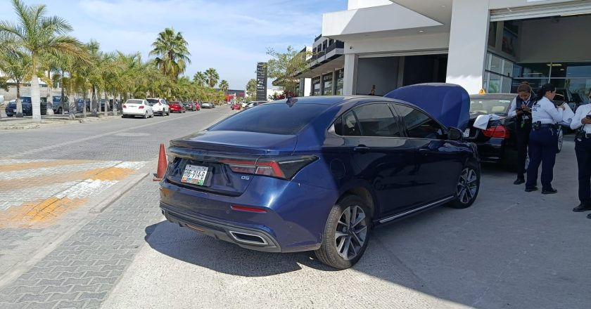 Localizan vehículo robado de arrendadora el año pasado