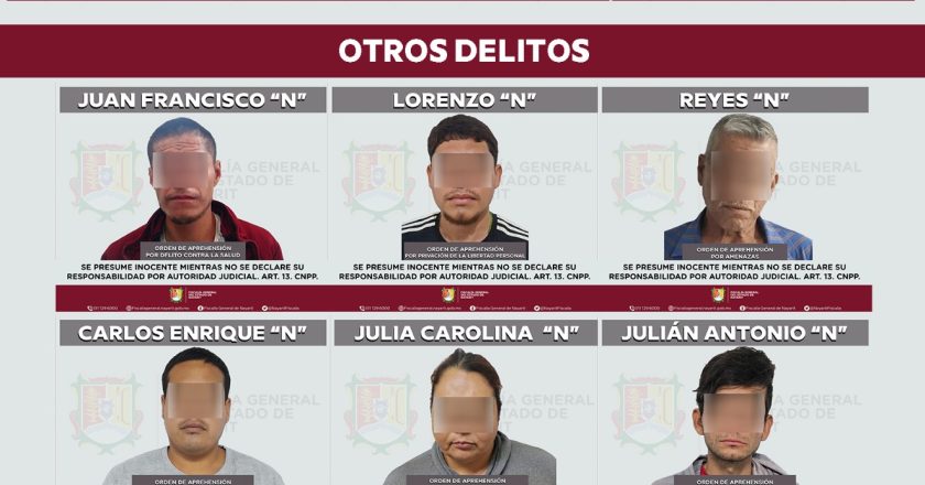 REPORTA FGEN 16 ÓRDENES DE APREHENSIÓN EJECUTADAS EN JORNADA DE ACCIÓN PENAL