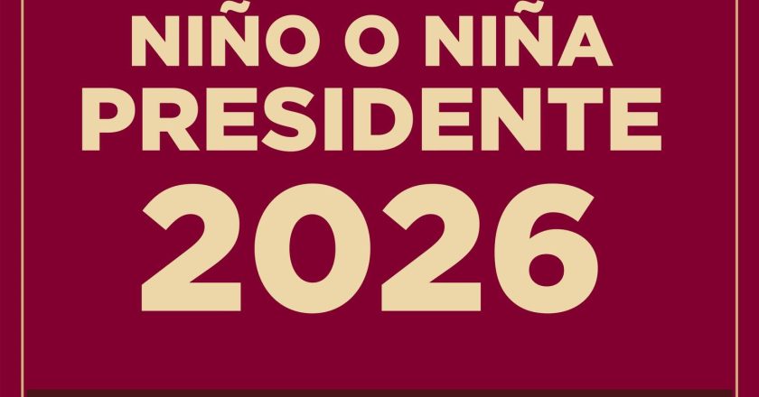 NIÑO Y NIÑA PRESIDENTE 2026