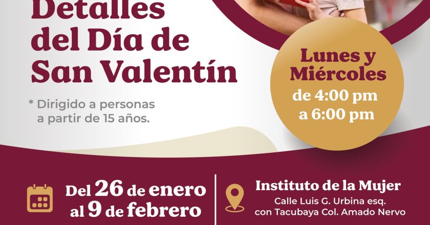 CURSO DE SAN VALENTÍN EN EL IMM TEPIC