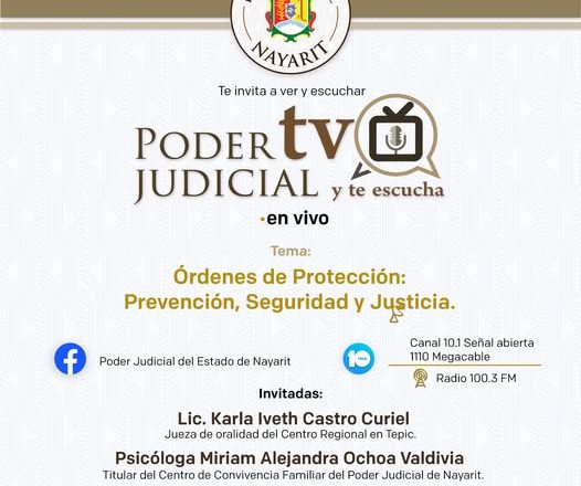 PODER JUDICIAL TV: ÓRDENES DE PROTECCIÓN
