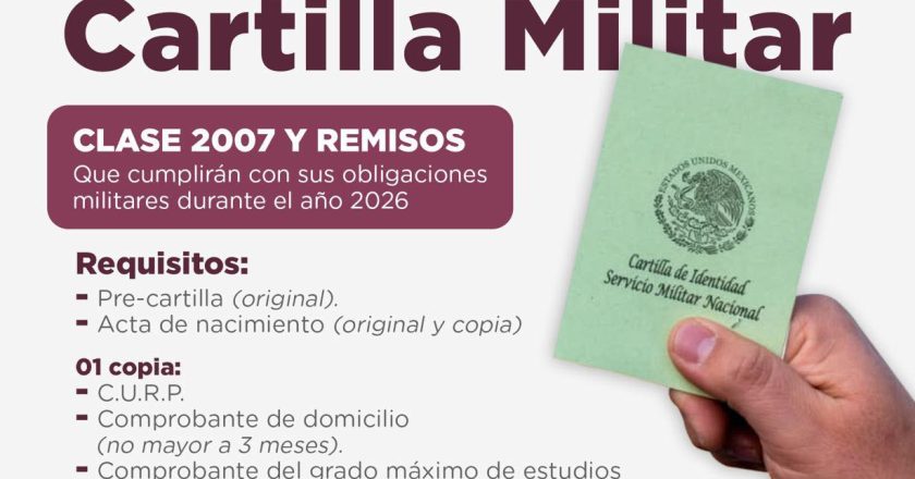 RECEPCIÓN DE CARTILLA MILITAR 2026