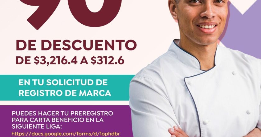 Héctor Santana LANZA PROGRAMA CON 90% DE DESCUENTO EN REGISTRO DE MARCA PARA EMPRENDEDORES