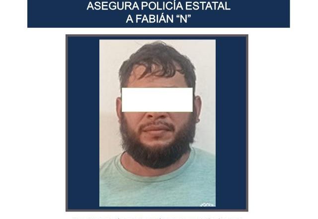 SSPC ASEGURA A PERSONA CON ORDEN DE APREHENSIÓN EN SAN BLAS