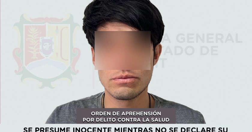 APREHENDIDO POR EL DELITO DE POSESIÓN DE PSICOTRÓPICOS