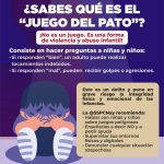 ¡EL “JUEGO DEL PATO” ES VIOLENCIA INFANTIL, NO UN JUEGO!