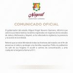 NAYARIT REFUERZA VIGILANCIA Y BLINDA SUS FRONTERAS ANTE ACONTECIMIENTOS RECIENTES