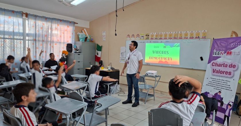 IEEN continúa fortaleciendo la participación cívica y los valores democráticos en la niñez y juventud nayarita