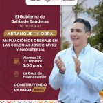 Estan invitados a un nuevo arranque de obra en La Cruz de Huanacaxtle