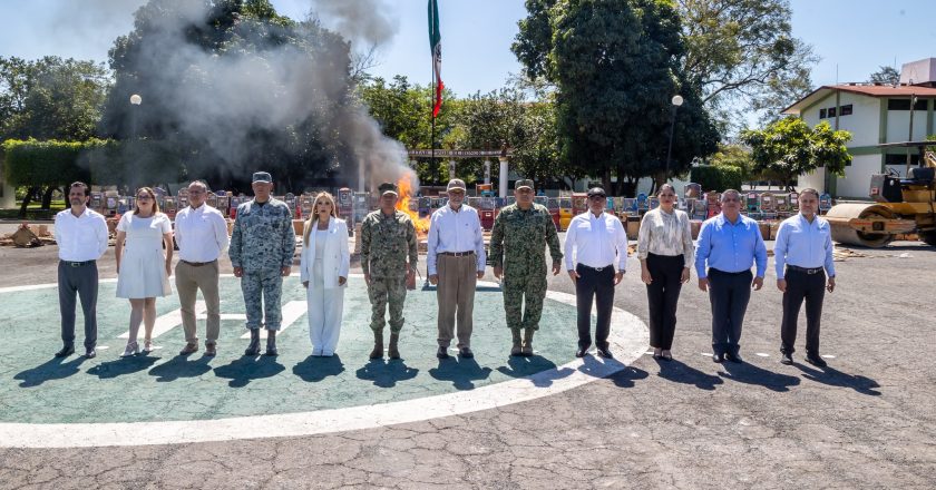 Poder Judicial participa en ceremonia de destrucción de narcóticos