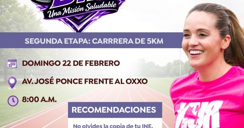 HÉCTOR SANTANA Y MARGUI ZÚÑIGA IMPULSAN LA SEGUNDA ETAPA DEL RETO DIF CON GRAN CARRERA 5K