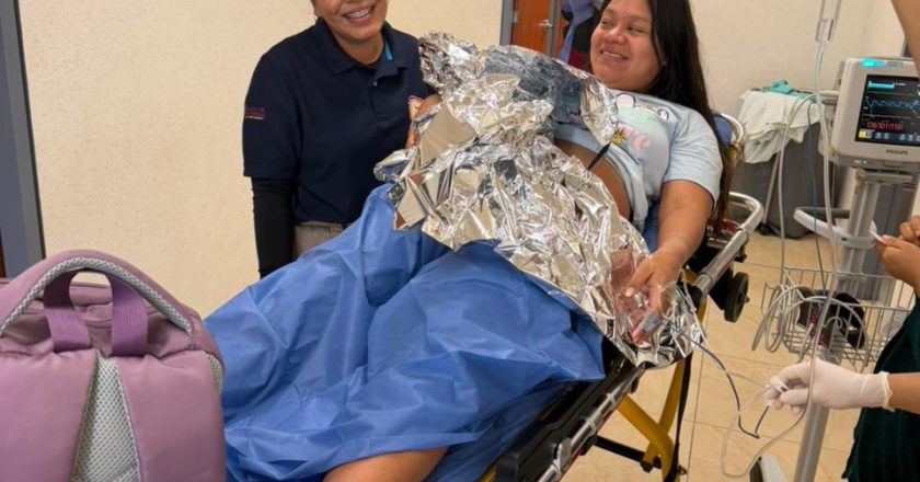 PROTECCIÓN CIVIL ASISTE PARTO EN LA MISIÓN