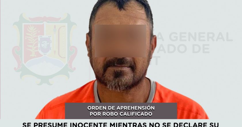 APREHENDIDO EN BAHÍA DE BANDERAS POR ROBO CALIFICADO