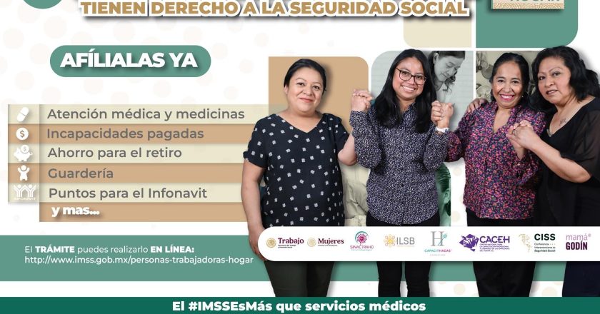TRABAJADORAS DEL HOGAR TIENEN DERECHO A SEGURIDAD SOCIAL