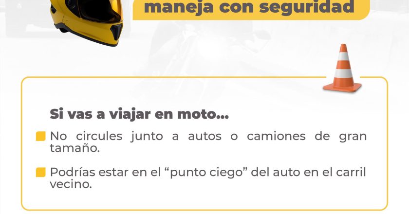 ¡USA CASCO Y FRENA LOS ACCIDENTES! TU SEGURIDAD ES PRIMERO