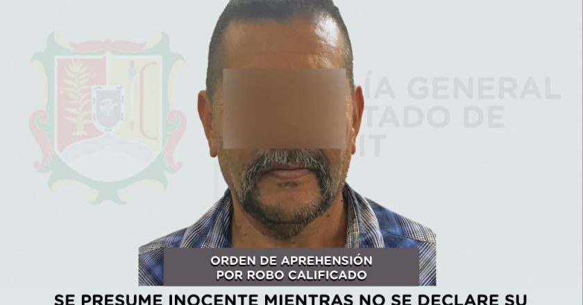 EJECUTA FGEN ORDEN DE APREHENSIÓN POR ROBO CALIFICADO