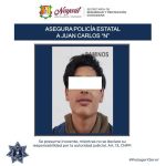 SSPC ASEGURA A UNA PERSONA POR PRESUNTO ROBO EN TEPIC DURANTE OPERATIVO DE VIGILANCIA
