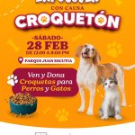 ¡SÚMATE AL CROQUETÓN EN EL PARQUE JUAN ESCUTIA Y APOYA A PERRITOS Y GATITOS!