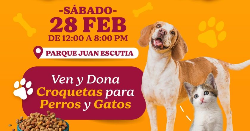 ¡SÚMATE AL CROQUETÓN EN EL PARQUE JUAN ESCUTIA Y APOYA A PERRITOS Y GATITOS!