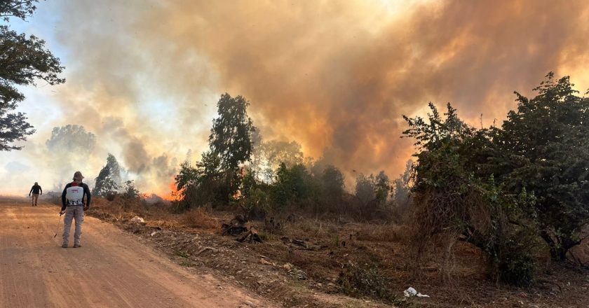 RESPUESTA OPORTUNA ANTE INCENDIO DE PASTIZAL EN ACAPONETA