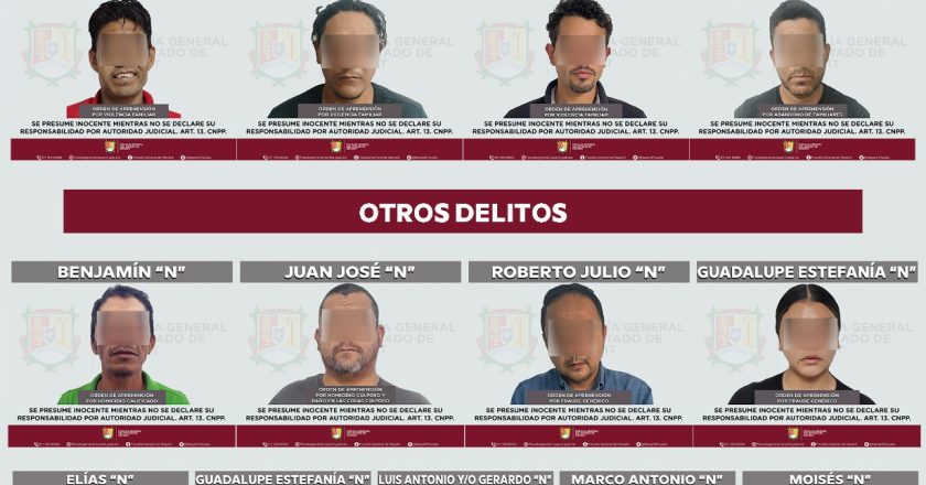 27 ÓRDENES DE APREHENSIÓN EJECUTADAS EN NAYARIT