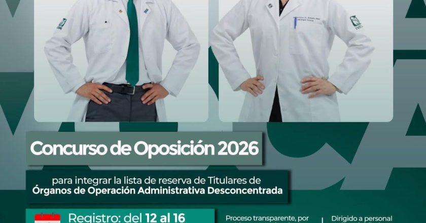 ¡PARTICIPA EN EL CONCURSO DE OPOSICIÓN 2026 DEL IMSS!