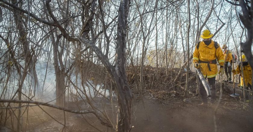 BRIGADA INTERINSTITUCIONAL REFUERZA LABORES PARA SOFOCAR INCENDIO EN LA CRUZ DE HUANACAXTLE