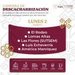 CAMPAÑA DE DESCACHARRIZACIÓN RECORRE COLONIAS DE TEPIC
