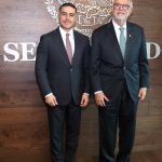 REFUERZAN COORDINACIÓN MIGUEL ÁNGEL NAVARRO QUINTERO Y OMAR GARCÍA HARFUCH EN BENEFICIO DE LAS Y LOS NAYARITAS