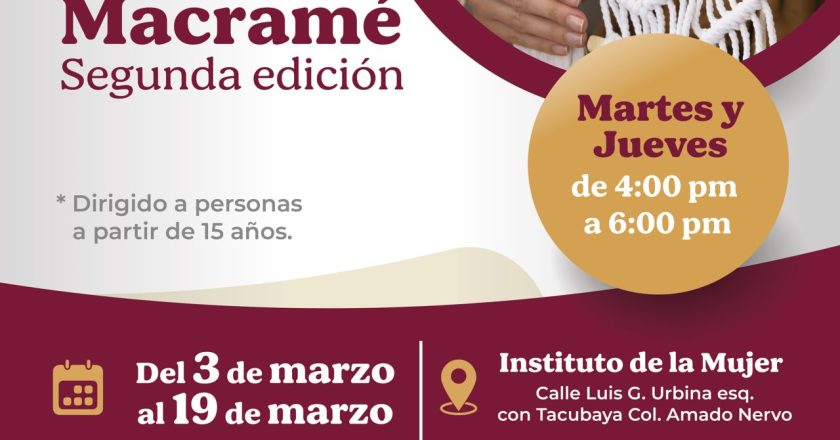 CURSO DE MACRAMÉ: SEGUNDA EDICIÓN