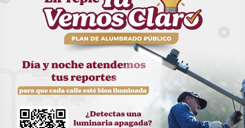 ALUMBRADO PÚBLICO TRABAJA DÍA Y NOCHE PARA MANTENER TEPIC BIEN ILUMINADO