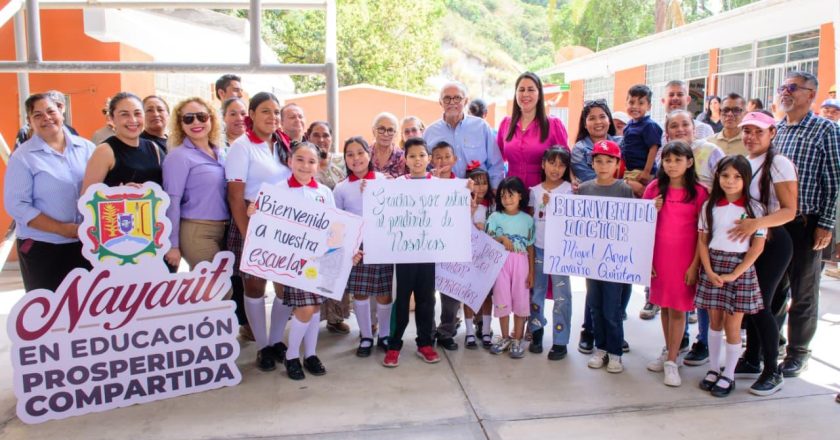 INICIAN OBRAS EN PRIMARIA DE TEPIC PARA MEJORAR ESPACIOS