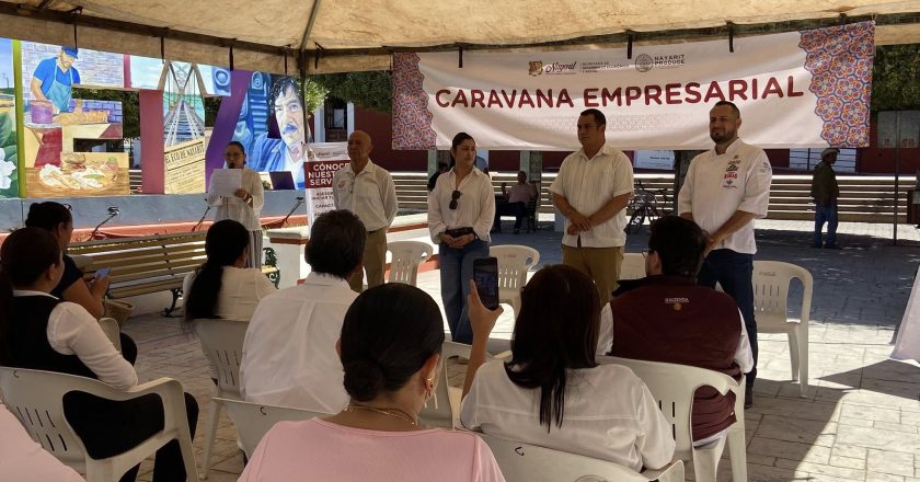 CARAVANA EMPRESARIAL IMPULSA A EMPRENDEDORES EN ACAPONETA