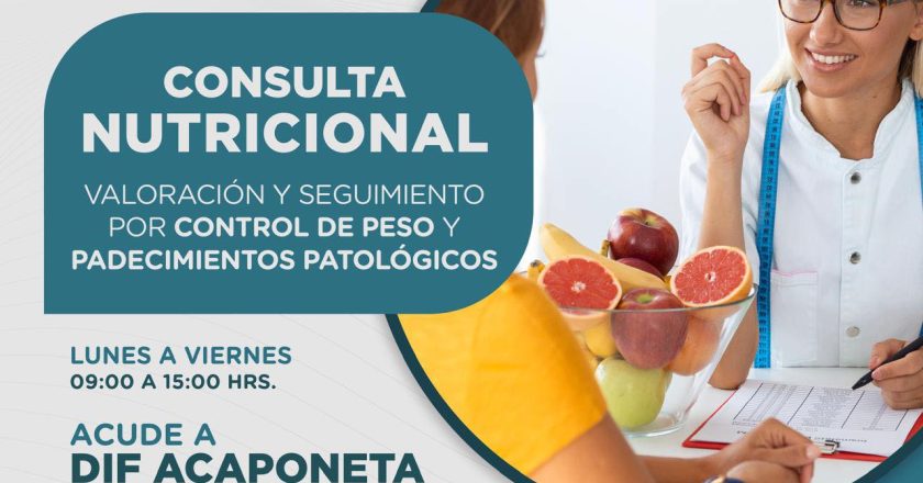 MEJORA TU SALUD NUTRICIONAL CON APOYO DEL DIF ACAPONETA