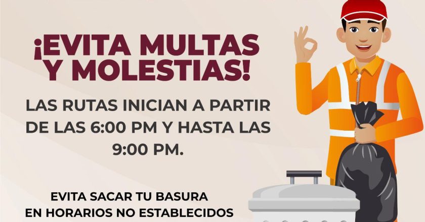 CERO BASURA EN ACAPONETA: RESPETA LOS HORARIOS DE RECOLECCIÓN