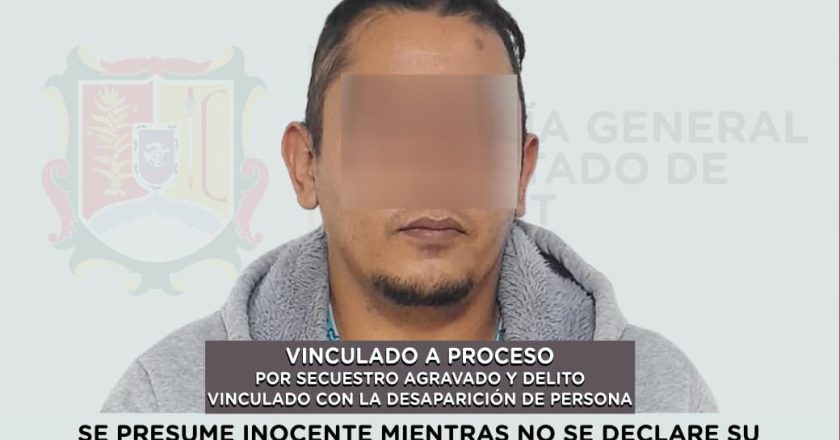 VINCULADO A PROCESO POR SECUESTRO AGRAVADO Y DESAPARICIÓN DE PERSONA