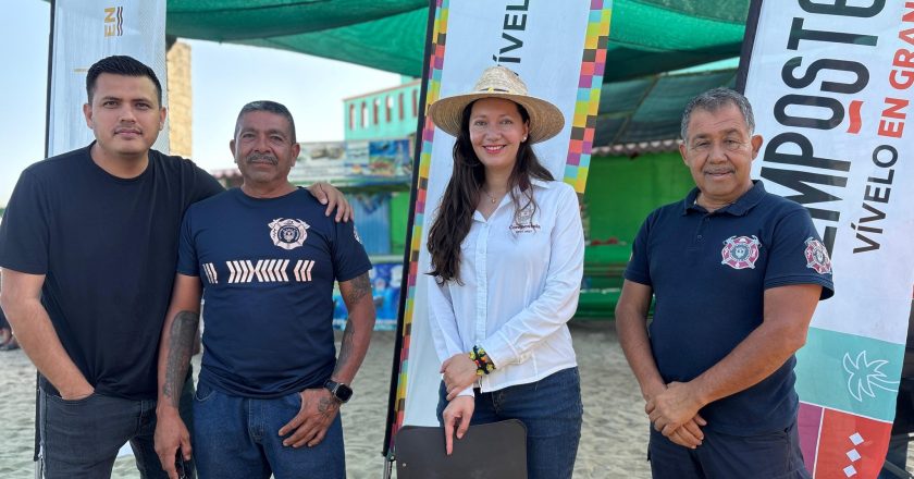 ¡RETIRAN 350 KG DE RESIDUOS EN PLAYA LOS AYALA CON “LIMPIANDO COMPOSTELA”!